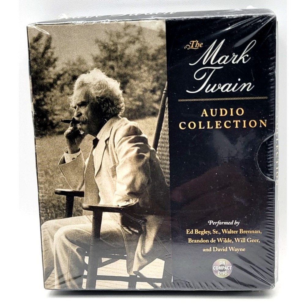 Mark Twain Audio CD Collection‎ 2001 Audiobook 6 Disc FACTORY SEALED NEW